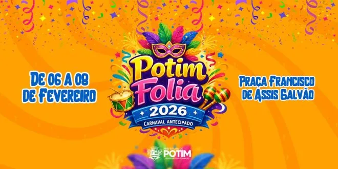 Festividades de Carnaval começam hoje em Potim