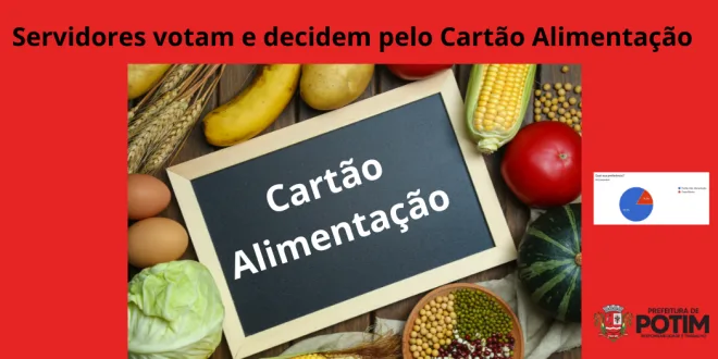 Servidores optam pelo Cartão Alimentação