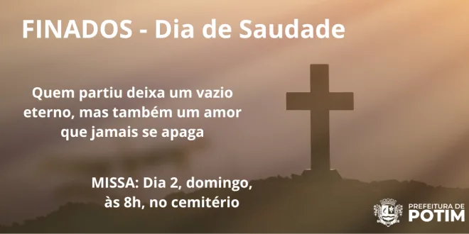 Cemitério estará aberto para visitação neste domingo