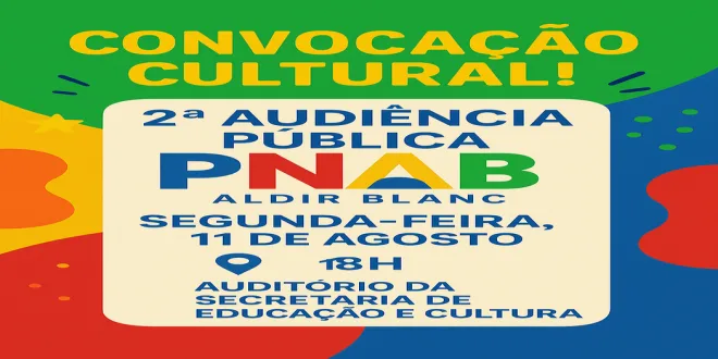 2ª Audiência Pública PNAB Aldir Blanc