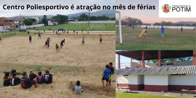 Centro Poliesportivo é atração durante as férias de julho