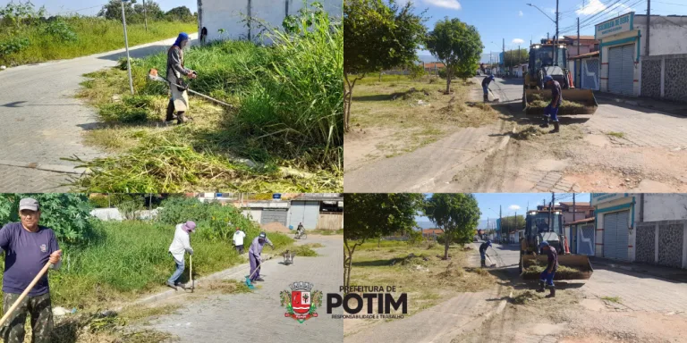 Cidade Limpa: Prefeitura intensifica trabalhos de limpeza em todos os bairros