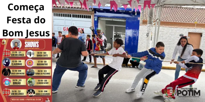 Começa Gincana e Festa do Padroeiro Bom Jesus