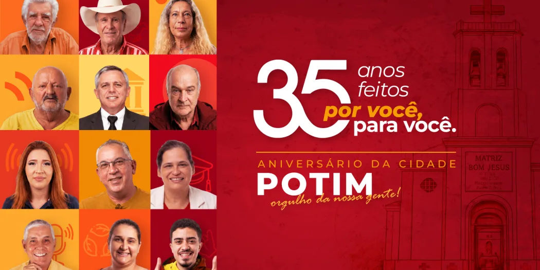 Potim completa 35 anos e homenageia moradores