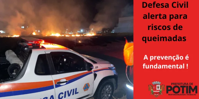 Fique atento com as queimadas
