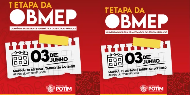 Alunos de Potim participam da Olimpíada de Matemática