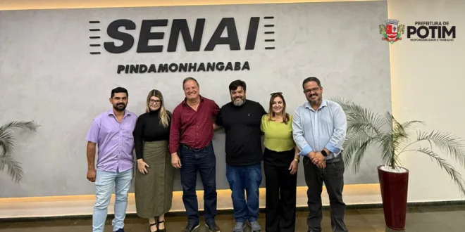 Prefeitura firma parceria com SENAI e abre 15 vagas gratuitas em cursos profissionalizantes