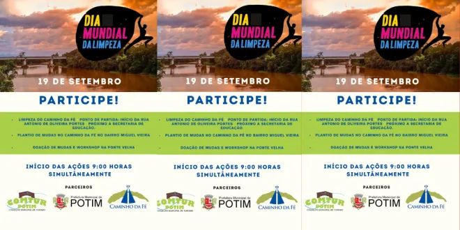 Potim reúne alunos e realiza ações no Dia Mundial da Limpeza