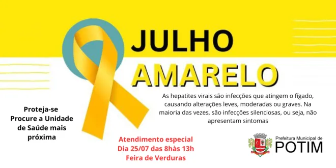 Secretaria da Saúde alerta para campanha contra hepatites virais