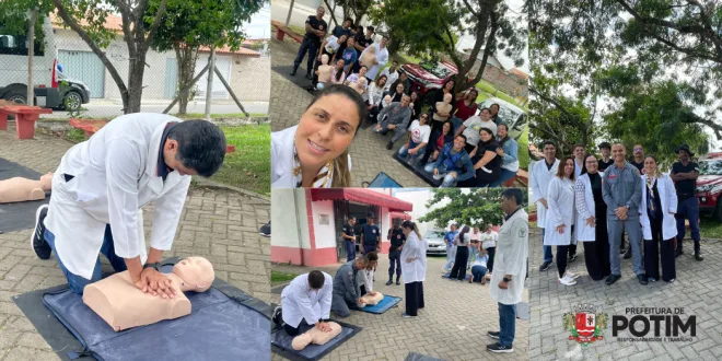 Treinamento de Primeiros Socorros para Profissionais da Saúde é realizado em parceria com o Corpo de Bombeiros