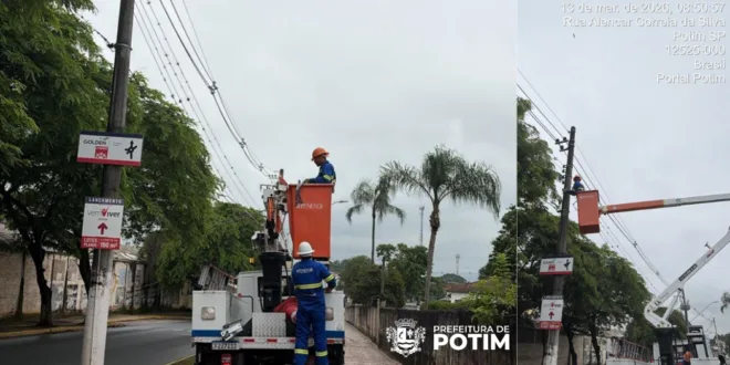 Prefeitura inicia troca de lâmpadas e instalação de novos pontos de iluminação