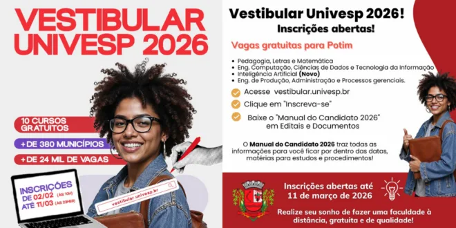 Últimos dias de inscrições para o Vestibular da Univesp